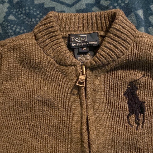 POLO by RALPH LAUREN ZIP UP SWEATER - Picture 3 of 5